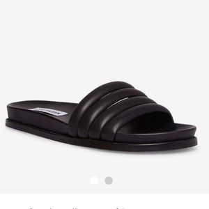 Steve Madden Black Sandals